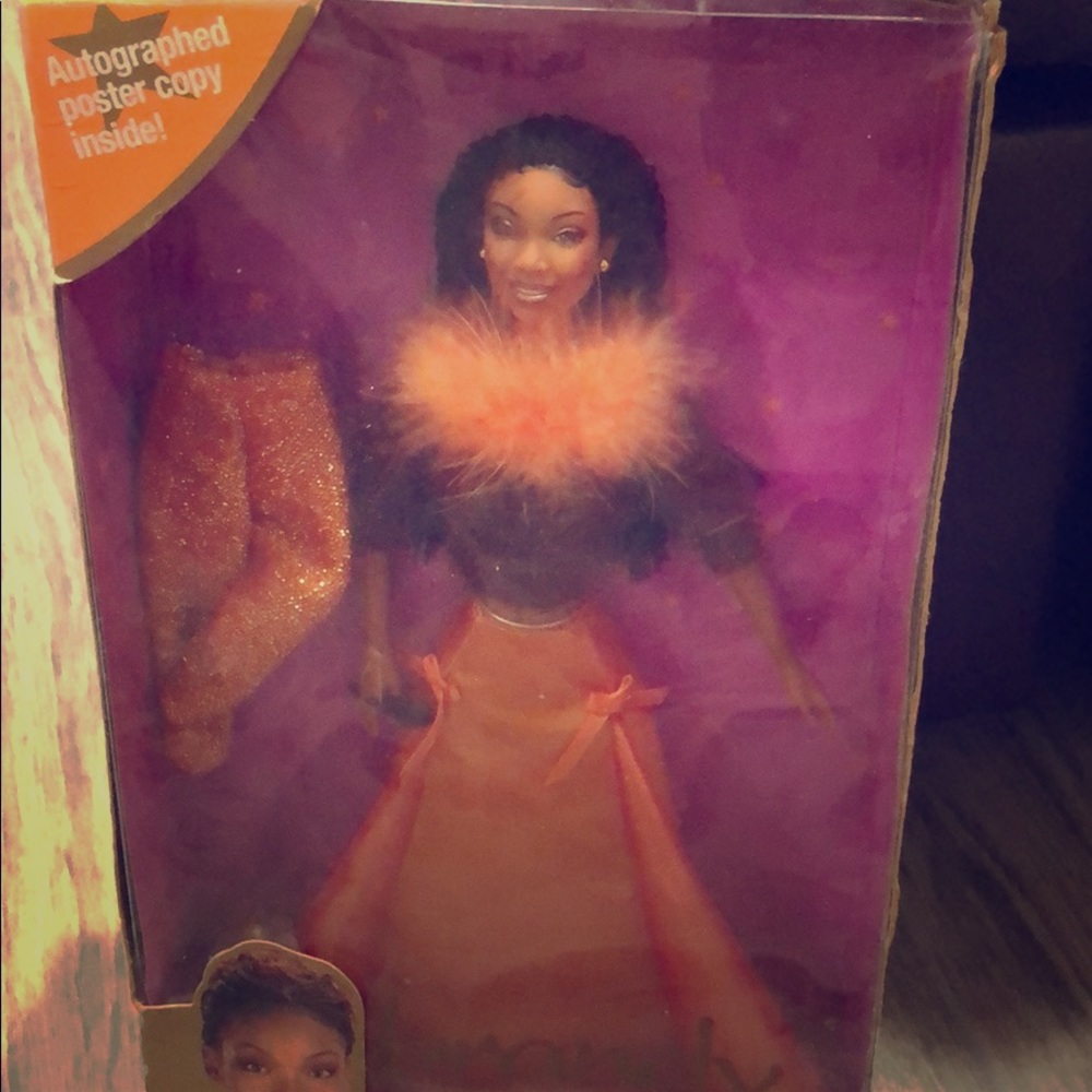 Brandy doll autographed poster inside never opened